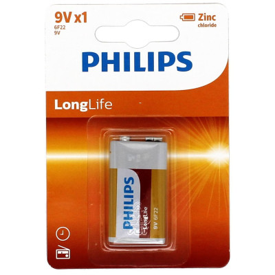 Batterie 9V Philips Longlife